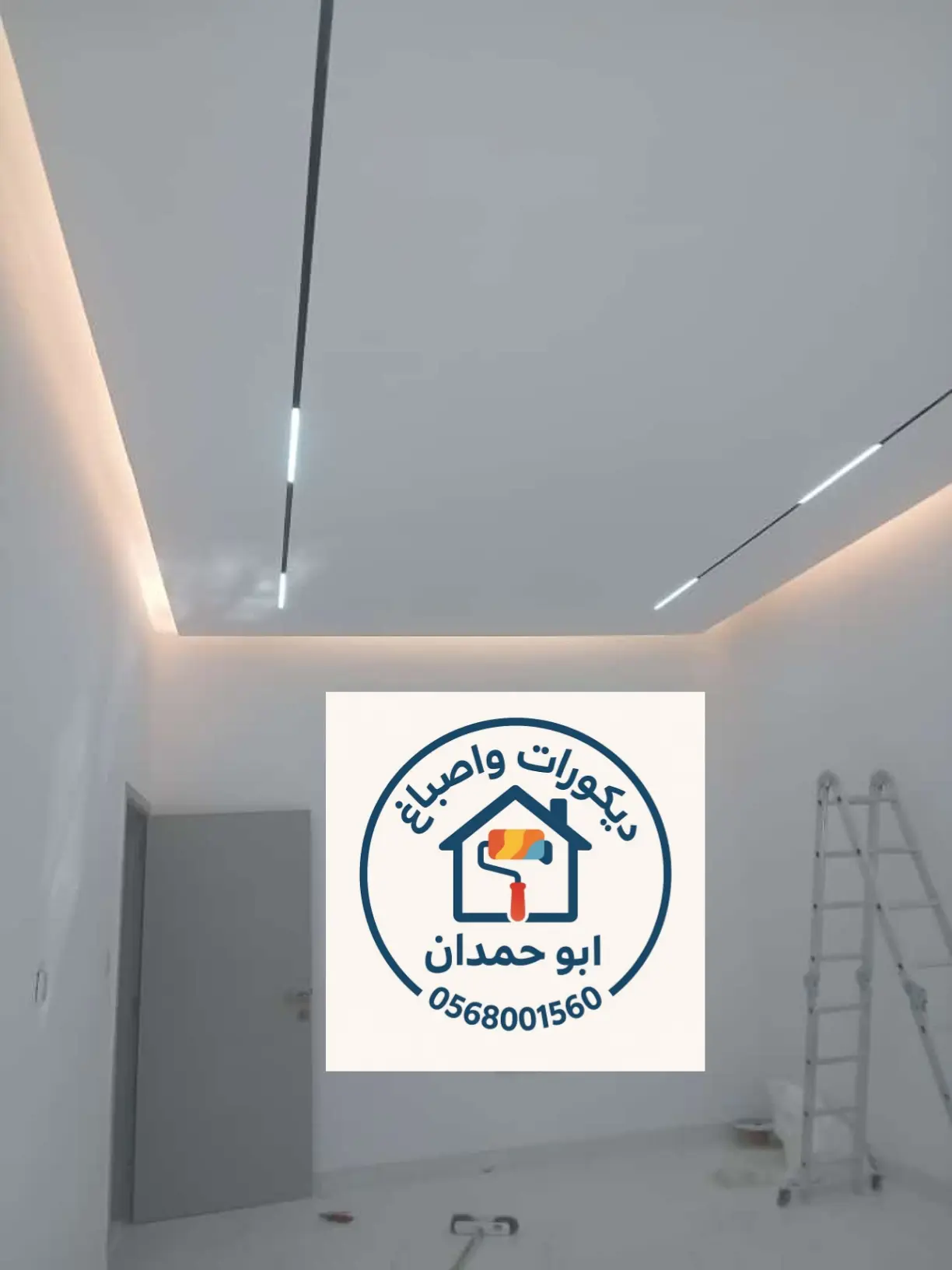 ديكور جبس في مجلس بأبوظبي